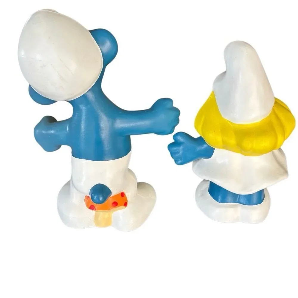 Vintage Ceramic Smurf Figures 1980’s